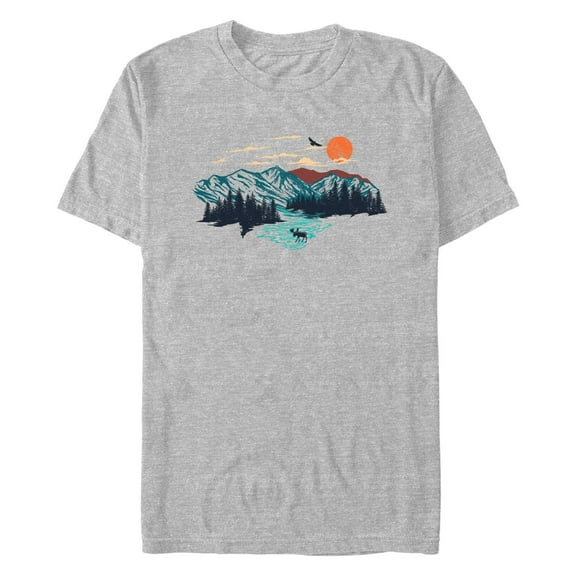 Men's Lost Gods Idyllic Outdoor Scene  Graphic T-Shirt