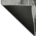 thumbnail image 5 of Addison Rugs Mayfield Premium Machine Washable Transitional Animal Gray Rectangle Rug, 9' X 12' Machine Washable Transitional Animal Gray Oversized Sherpa Throw Blanket, 5 of 7