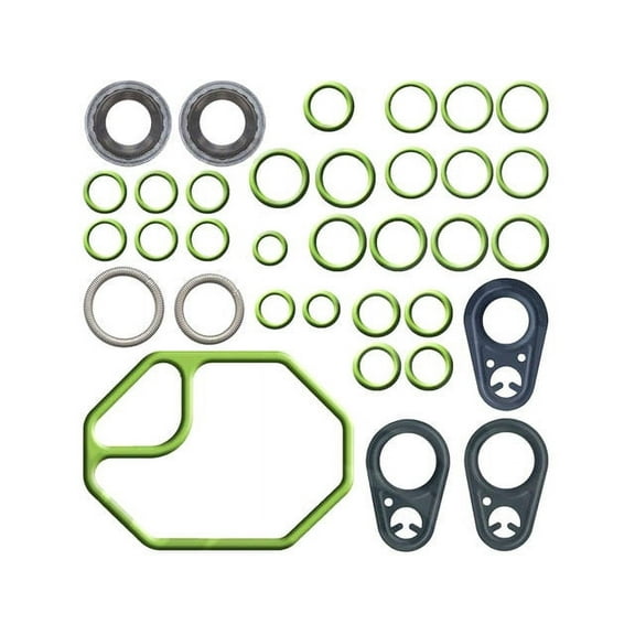 A/C System O-Ring and Gasket Kit - Compatible with 1997 - 2013 Jeep Wrangler 1998 1999 2000 2001 2002 2003 2004 2005 2006 2007 2008 2009 2010 2011 2012