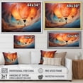 thumbnail image 4 of Designart "Coral Hot Air Ballon delicate I" Transportation Floater Framed Wall Art Print, 4 of 7