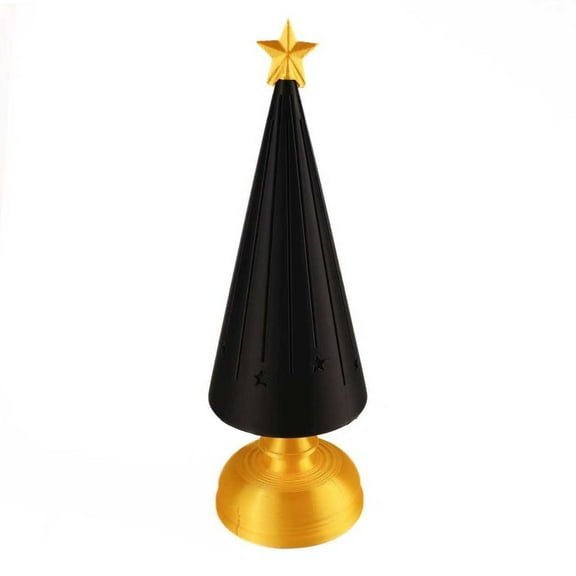 Shoreew Christmas Starry Tree Night Light 3D Printed Illuminated Christmas Tree with LED Light for Home Indoor Bedroom Desktop Decoration