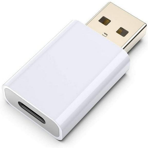 Zendure USB Male to USB C Female Adapter Compatible with Apple Mag-Safe Charger,USB Type-C to A Charger Cable Connector for iPhone 11 12 Mini Pro Max,MacBook,iPad,Samsung Galaxy Note,Google Pixel 5 XL