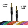 thumbnail image 3 of Coluber Cable Balanced TRS Cable 1/4 Male to Male Connector 75ft - 6.35mm, 3 of 7
