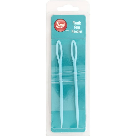 Simplicity Boye Plastic Yarn Needle, 2 Piece, Blue