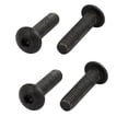 thumbnail image 1 of Unique Bargains 4pcs M5x20mm 10.9 Grade Hex Socket Reverse Left Hand Thread Screw Bolt Black, 1 of 3