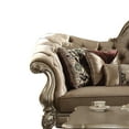 thumbnail image 4 of ACME Dresden Sofa w/7 Pillows, Bone Velvet & Gold Patina, 4 of 5