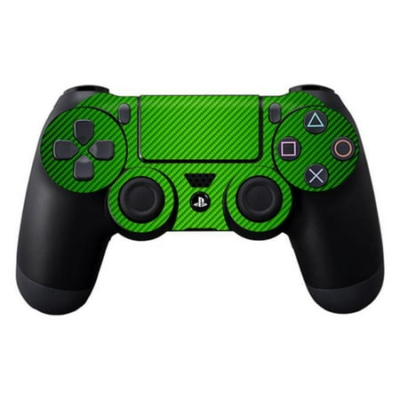 MightySkins SOPS4CO-Lime Carbon Fiber Skin Decal Wrap for DualShock PS4 Controller - Lime Carbon Fiber
