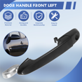 thumbnail image 3 of Car Front Left Driver Side Outside Exterior Door Handle for Accent 2006-2011 82650-1E000, 3 of 5
