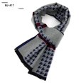 thumbnail image 1 of VEEKTIE Brand Fashion Tartan Check Scarf For Men Blanket Cravate Warm Winter Cotton Xmas Gift New Year Thick Soft Novelty Korean, 1 of 4