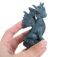 thumbnail image 3 of LITINKIMI Statue de Jardin Dragon en Résine Grise Sculpture Décorative pour Extérieur Ou Intérieur, 3 of 6