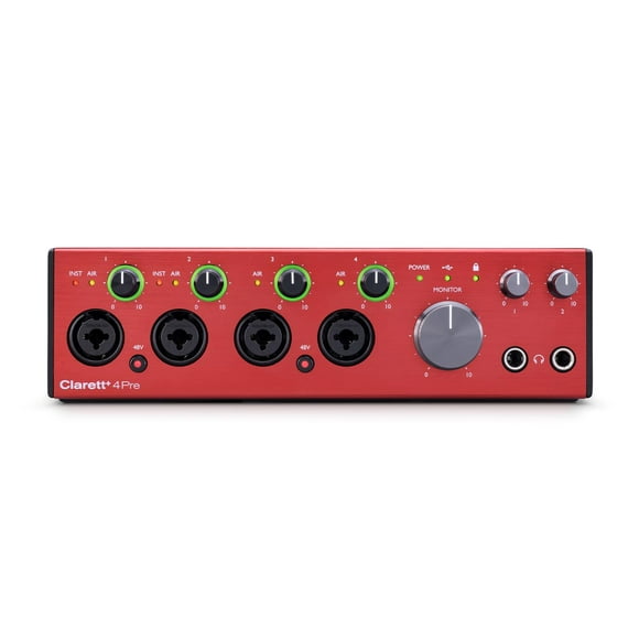 FOCUSRITE Interfaz de Audio 18x8 CLARETTPLUS 4PRE FOCUSRITE