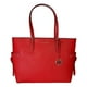 thumbnail image 1 of Michael Kors Bolso Tote Grande con Cremallera Superior y Cordón Gilly de Piel Saffiano en Rojo Brillante, 1 of 6
