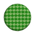 thumbnail image 2 of XMXY Plaid Green Shamrocks Spare Tire Cover，Universal Waterproof Cover for Jeep RV Tire Wheel Protection 14 inch, 2 of 8