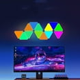 thumbnail image 1 of Amerteer Triangle Wall Lights Smart RGBW LED Panels 12 Pack WiFi Thread, 1 of 6