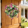 thumbnail image 6 of AYktou Spring Wreaths for Front Door, 13.8 Inch Artificial Flowers Cluster Summer Wreath Lifelike Daisy Lavender Leaves Wall Hanging Decor Faux Flower Rings for Festival Party Indoor Outdoor Decor, 6 of 6