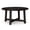 Weathered Black, variant on Maven Lane Sasha Round Wooden Dining Table, Weathered Brown Finish