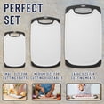 thumbnail image 2 of Kitchen Cutting Board Set (3 Pack) W/ Juice Groove, Non-Slip, BPA Free & Dishwasher Safe, 2 of 8