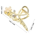 thumbnail image 2 of ADDHAT Clip Garra Metálico Dorado Para Ideal Para Diario Y Fiestas, 2 of 6