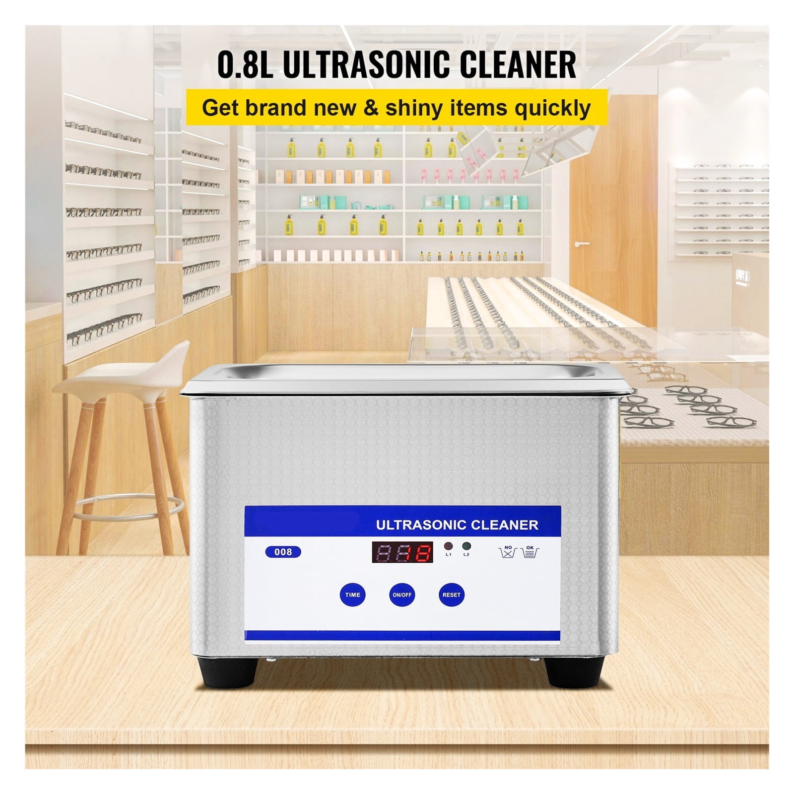 Home Appliance 0.8L 2L 3L 6L 15L Ultrasonic Cleaner Portable Washing Machine Dishwasher Lave-Dishes Ultrasound Bath