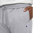thumbnail image 3 of Champion Sweatpants, Powerblend, Fleece, Comfortable Relaxed-Bottom Pants for Men (Reg. or Big, Oxford Gray C Patch Logo, Large Tall, 3 of 6