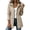 Khaki, variant on Noric Women's Hooded Coat Spring Autumn Casual Zip Up Jacket with Ruched Waist Pocket Windbreaker Outdoor