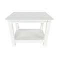 thumbnail image 2 of WestinTrends Tuscany Outdoor Side Table, All Weather HIPS 2 Tier Adirondack Small Patio Table with Storage, White, 2 of 9