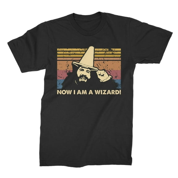 Now I Am A Wizard Unisex T-Shirt, Vintage Quote Movie Shirt Funny Cute Shirt