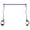 Purple, variant on YAHHU Adjustable Pilates Bar Kit, 3-Section Portable Pilates Workout Stick with Resistance Bands, Home Gym Body Building Puller for Yoga, Stretching and Fitness, Pink (35 inches / 89 cm)