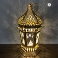 thumbnail image 3 of Sofullue 1Set Iron Ramadan Decorative Light Hanging Candle Lantern for Home Room Patio Festival Decorations Gifts Candle Holder Accessories, 3 of 15