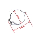 thumbnail image 1 of Reemplazo de Clips de Carcasa de Cable de Freno de Bicicleta perfecl Elección de Tamaño 31.8mm, 1 of 7