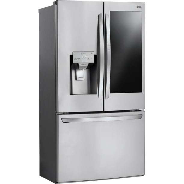Lg Lfxs28596s 28 Cu Ft Smart Wi Fi Enabled Instaview Door In Door Refrigerator Walmart Com Walmart Com