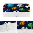 thumbnail image 4 of Football Portable PU Leather Jewelry Stand with Removable Compartment, Display Case, Earring Holder, and Organizer Box, 4 of 6