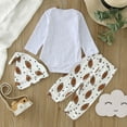 thumbnail image 7 of Baby Clothes Boy Girl Fall/Winter Graphic Long Sleeve Elastic Waist 6 9 12 18 24 Months Everyday Outfit Set 2Pcs, 7 of 7