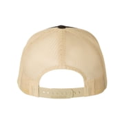Richardson - Adjustable Snapback Trucker Cap - 112 - Black/ Vegas Gold - Size: OSFM