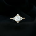 thumbnail image 3 of Rosec Jewels Lab Diamond Engagement Ring 2 Carat - Vintage Inspired Ring (8 mm, EF-VS Grade), 14K Yellow Gold, US 10.50, 3 of 8