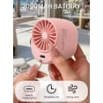 thumbnail image 3 of JELLOO USB Rechargeable Portable Cooling Device, Silent Mini Bladeless Cooler, Adjustable Speed Clip-on Design for Shirt, Waist, Outdoor Travel & Office, 3 of 10