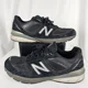 thumbnail image 1 of New Balance Mens 990 V5 M990BK5 Black Shoes Sneakers Size 14 Made In USA, 1 of 6