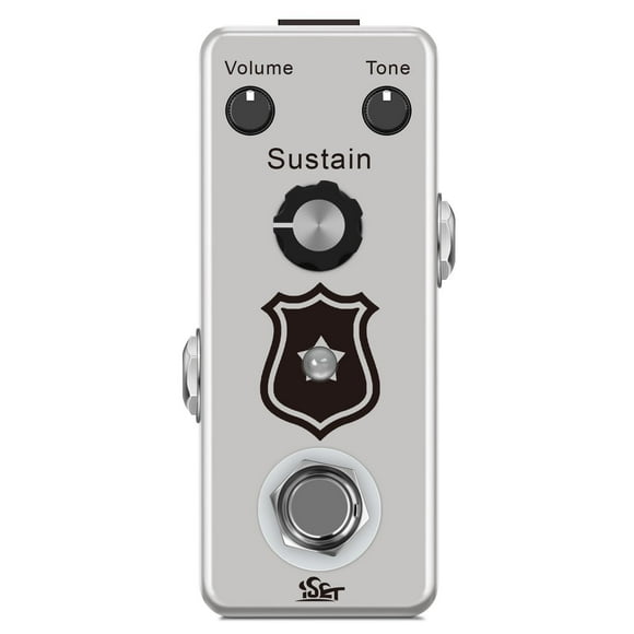 Pedal de Efectos ISET Fuzz eléctrico True Bypass para Guitarra y Bajo