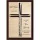 thumbnail image 1 of Letrero de unidad de boda con cordón de tres hilos, letrero de ceremonia de boda con cordón de tres hilos con nombre personalizado, letrero de cruz de unidad con cuerda, marco de madera, ideas de unid, 1 of 7
