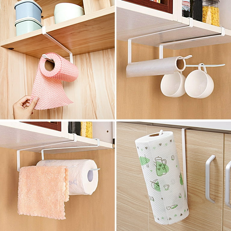 EEEkit Wall Mount Paper Towel Holder, Hanging Paper Towel for