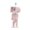 Pink, variant on Posable Robot LED Night Light Magnetic Mini Desk Lamp Multi Joint Adjustable Figure Phone Stand Battery Powered Bedside Ambient Decor Light