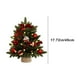 thumbnail image 2 of Adornos navideños, adornos navideños, regalos navideños Adornos navideños Cuentas flocadas Mini árbol de Navidad Adorno navideño Escritorio Pequeño árbol de Navidad para decorar, 2 of 6