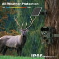 thumbnail image 3 of Camera Solar Camera Outdoor 32MP Infrared Night  WiFi IP66 Water Proof Wildlife Wireless Trail Camera, 3 of 7