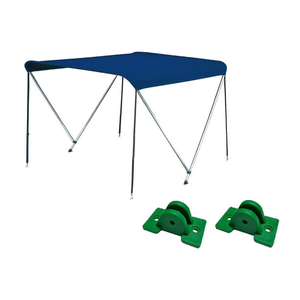 Toldo de barco Refugio de cubierta de barco con varilla de soporte Toldo de kayak Bimini Cubierta de repuesto superior para barco, bote, canoa, barcos Toldo con Base DYNWAVEMX Toldo de bote inflable