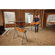 Bora Portamate Speedhorse Sawhorse PM-4500 - Heavy-Duty Metal Table Stand - Single Piece — Heavy-Duty Construction, Professional Use