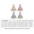thumbnail image 3 of IBTOM CASTLE Flower Girl Dress Lace Embroidery Birthday Party Wedding Dresses Kids Formal Bridesmaid Tulle Dresses Princess Pageant Floral Gown Beige, 3 of 7