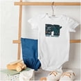 thumbnail image 4 of Retro MTV Distressed Denim Logo Romper Boys or Girls Infant Baby Brisco Brands 12M, 4 of 6