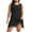 Black Dress for women, variant on ATOYSOY Women's Plus Size See-Through Cover Up Dress Solid Color Tassels Casual Hawaii Retro Summer Sundress Sleeveless V Neck Boho Beach Trendy Black