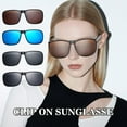 thumbnail image 2 of Gafas de sol fotocromáticas polarizadas con clip para hombres miopes: ideales para pescar, conducir, hacer senderismo y actividades al aire libre., 2 of 5