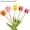 Mixed color, variant on Artificial Parrot Tulips Flowers for DIY Wedding Bouquets, Silk Floral Home Decor
